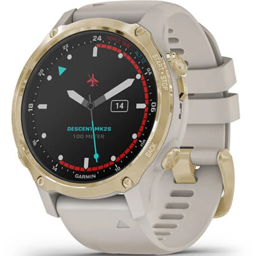 Garmin Garmin Descent MK2S Dive Smart Watch Light Gold/Light Sand Band